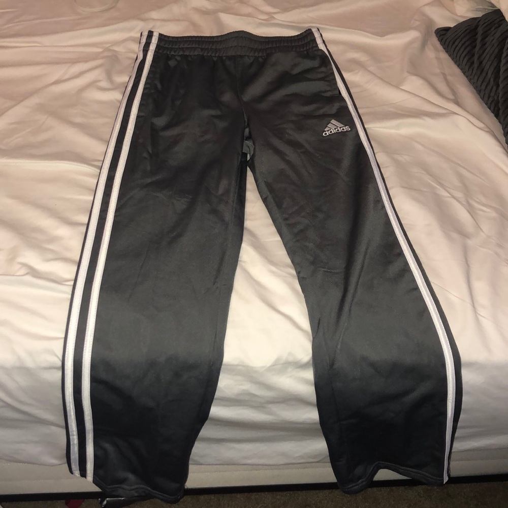Adidas grey pants kids size 10/12